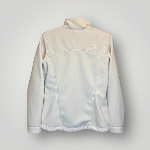 The North Face Jacket Women’s Off-White Size Medium Full Zip, Zippered Pockets - Picture 4 of 16